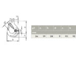 Cârlige clevis cu siguranță 8 mm - imagine 2