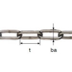 Lanț zincat similar DIN 763 - 8 mm