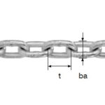 Lanț zincat similar DIN 766 - 5 mm